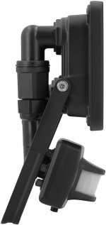 Goobay LED-strålkastare för utomhusbruk, 20 W, med rörelsedetektor med 1700 lm, neutralt vitt ljus (4000 K), PIR-sensor med ON/OFF-funktion och M16 kabelgenomföring, lämplig för utomhusbruk (IP44)