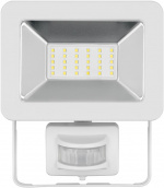 Goobay LED-strålkastare för utomhusbruk, 30 W, med rörelsedetektor med 2550 lm, neutralt vitt ljus (4000 K), PIR-sensor med ON/OFF-funktion och M16 kabelgenomföring, lämplig för utomhusbruk (IP44)