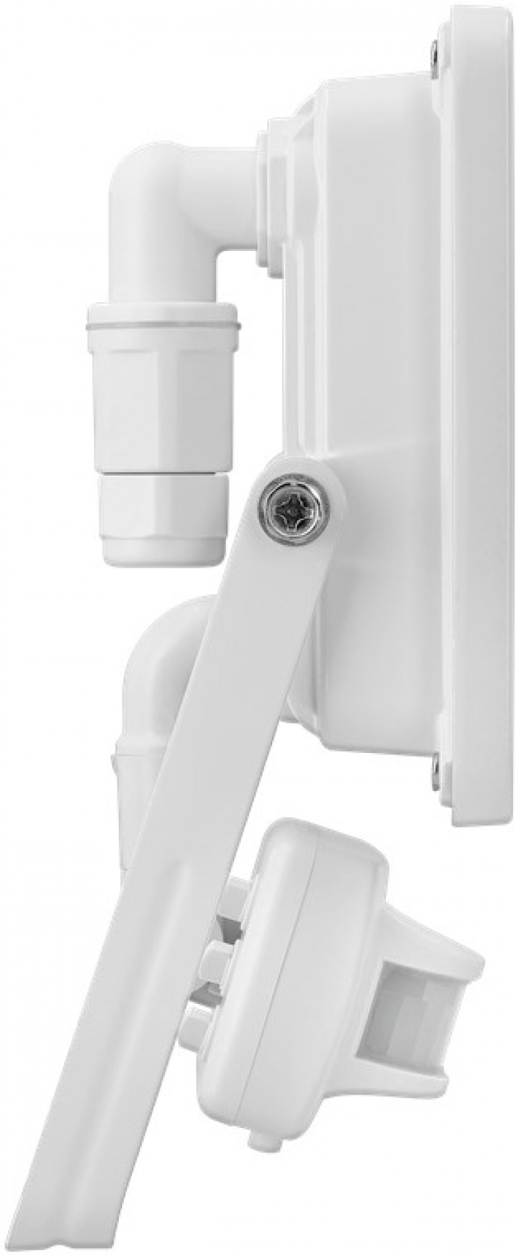 Goobay LED-strålkastare för utomhusbruk, 50 W, med rörelsedetektor med 4250 lm, neutralt vitt ljus (4000 K), PIR-sensor med ON/OFF-funktion och M16 kabelgenomföring, lämplig för utomhusbruk (IP44)