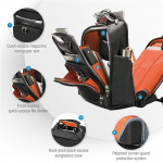 everki Onyx (EKP132S17) Premium bärbar ryggsäck för enheter upp till 17,3 tum