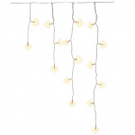 Goobay 400er LED-ljuskedja för isregn med timerfunktion och 24 V transformator för utomhusbruk, varmvitt (3000 K), för inomhus- och utomhusbruk (IP44) Goobay 400er LED-ljuskedja för isregn med timerfunktion och 24 V transformator för utomhusbruk, varmvitt (3000 K), för inomhus- och utomhusbruk (IP44)