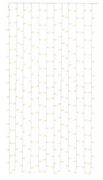 Goobay 300 LED-ljusridåer med fjärrkontroll, timerfunktion, 8 ljuslägen, dimmer och 31 V extern transformator, varmvitt (3000 K) Goobay 300 LED-ljusridåer med fjärrkontroll, timerfunktion, 8 ljuslägen, dimmer och 31 V extern transformator, varmvitt (3000 K)