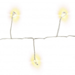 Goobay 50er LED silver wire cluster ljuskedja med 2 ljuslägen, varmvitt (3000 K), batteridrift, för inomhus och utomhusbruk (IP44) Goobay 50er LED silver wire cluster ljuskedja med 2 ljuslägen, varmvitt (3000 K), batteridrift, för inomhus och utomhusbruk (IP44)