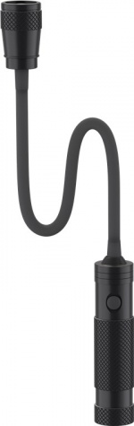 Goobay LED-arbetslampa Zoom 230 med 230 lm och kallt vitt ljus (8000 K), perfekt för arbete, fritid och i bilen