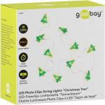 Goobay 10 LED fotoklipp ljusslinga  Goobay 10 LED fotoklipp ljusslinga