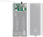 Goobay 20 LED ljusslinga med silvertråd  Goobay 20 LED ljusslinga med silvertråd