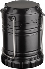 Goobay LED campinglampa High Bright 250 infällbar, kompakt design, mycket ljusstark, kallvitt (6800 K)