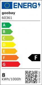 Goobay LED-förstoringslampa med klämma, 8 W, vit 650 lm, 127 mm glaslins, 1,75x förstoring, 3 dioptrier