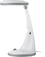 Goobay LED-förstoringslampa med stativ, 6 W, vit 450 lm, 100 mm glaslins, 1,75x förstoring, 3 dioptrier