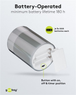 Goobay LED äkta vaxljus i glas, 7,5 x 12,5 cm underbar och säker belysningslösning för många områden som hus och loggier, kontor eller skolor Goobay LED äkta vaxljus i glas, 7,5 x 12,5 cm underbar och säker belysningslösning för många områden som hus och loggier, kontor eller skolor