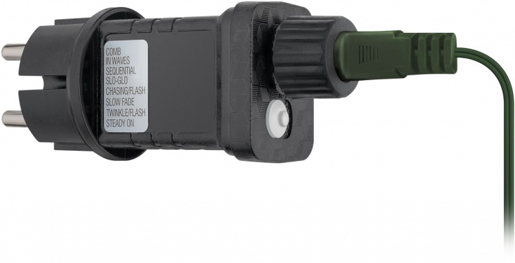 Goobay 200 LED överkast julgransbelysning med ring med timer och minnesfunktion, 8 ljuslägen, 24 V extern transformator, varmvitt (3000 K), för inomhus- och utomhusbruk (IP44) Goobay 200 LED överkast julgransbelysning med ring med timer och minnesfunktion, 8 ljuslägen, 24 V extern transformator, varmvitt (3000 K), för inomhus- och utomhusbruk (IP44)