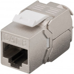 Goobay Keystone modul RJ45 CAT 8.1, STP, GHMT-certifierad 15,8 mm bred, crocodile typ, klämlist för IDC-montering (verktygsfri) Goobay Keystone modul RJ45 CAT 8.1, STP, GHMT-certifierad 15,8 mm bred, crocodile typ, klämlist för IDC-montering (verktygsfri)