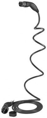 LAPP MOBILITY HELIX laddkabel Typ 2, upp till 7,4 kW, m, svart (5555935002) 32 A, 1-fas, för laddning av hybrid- och elbilar med Typ 2-anslutning