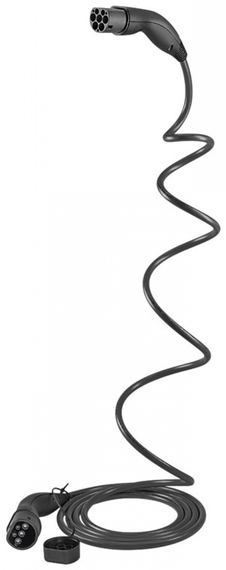 LAPP MOBILITY HELIX laddkabel Typ 2, upp till 7,4 kW, m, svart (5555935002) 32 A, 1-fas, för laddning av hybrid- och elbilar med Typ 2-anslutning