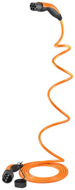 LAPP MOBILITY HELIX laddkabel Typ 2, upp till 7,4 kW, m, orange (5555935014) 32 A, 1-fas, för laddning av hybrid- och elbilar med Typ 2-anslutning