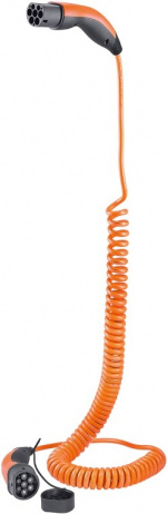LAPP MOBILITY Spiral laddkabel Typ 2, upp till 11 kW, m, orange (5555936025) 20 A, 3-fas, för laddning av hybrid- och elbilar med Typ 2-anslutning LAPP MOBILITY Spiral laddkabel Typ 2, upp till 11 kW, m, orange (5555936025) 20 A, 3-fas, för laddning av hybrid- och elbilar med Typ 2-anslutning