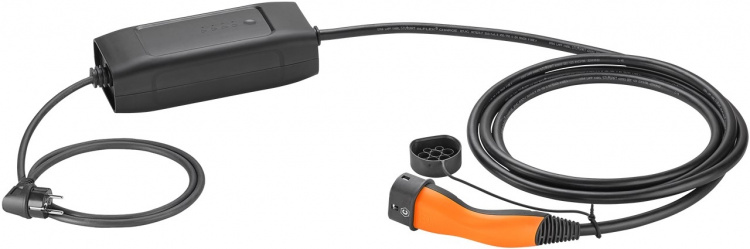 LAPP MOBILITY Mobil laddningsstation Basic, Typ 2, jordad stickpropp, upp till 2,3 kW, 6 m (5555921001) 10 A, 1-fas, för laddning av hybrid- och elbilar med Typ 2-anslutning