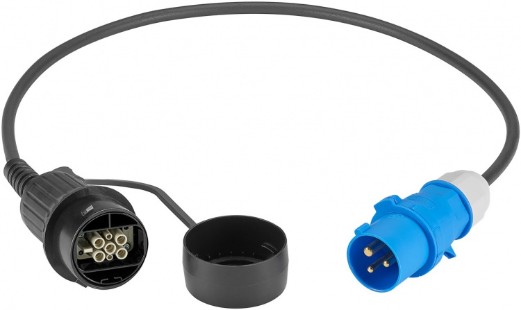 LAPP MOBILITY CEE-laddningsadapter Universal, upp till 3,7 kW, 1-fas (5555923004) 16 A, adapterkabel för LAPPs laddningsstationen Universal