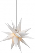 Goobay LED-julstjärna 3D, Ø 56 cm, 4,5 V utomhustransformator med timer och 18 spetsar, varmvitt (3000 K), av väderbeständig plast (IP44), kabel 9,5 m Goobay LED-julstjärna 3D, Ø 56 cm, 4,5 V utomhustransformator med timer och 18 spetsar, varmvitt (3000 K), av väderbeständig plast (IP44), kabel 9,5 m