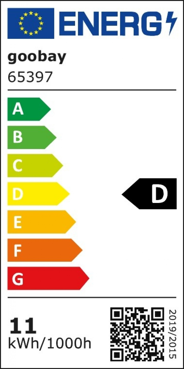 Goobay LED-lampa med glödtråd, 11 W sockel E27, varmvit, ej dimbar