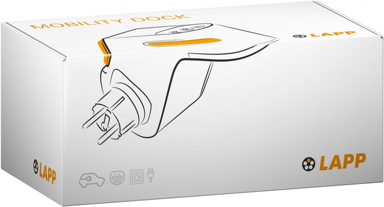 LAPP MOBILITY Mobility Dock laddare för elfordon, typ Schweiz (5555925005) upp till 1,8 kW, 8 A, 1-fas, för mobil laddning av hybrid- och elbilar med Typ 2-anslutning