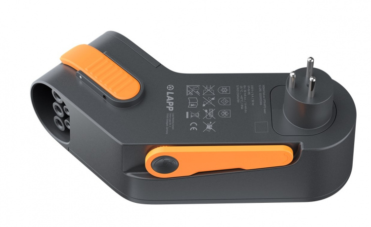 LAPP MOBILITY Mobility Dock laddare för elfordon, typ Danmark (5555925006) upp till 1,4 kW, 6 A, 1-fas, för mobil laddning av hybrid- och elbilar med Typ 2-anslutning