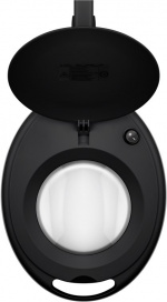 Goobay LED-förstoringslampa med klämma, 8 W, svart 650 lm, 127 mm kristallglaslins, 1,75x förstoring, 3 dioptrier Goobay LED-förstoringslampa med klämma, 8 W, svart 650 lm, 127 mm kristallglaslins, 1,75x förstoring, 3 dioptrier