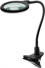 Goobay LED-förstoringslampa med klämma, 6 W, svart 480 lm, 100 mm glaslins, 1,75x förstoring, 3 dioptrier Goobay LED-förstoringslampa med klämma, 6 W, svart 480 lm, 100 mm glaslins, 1,75x förstoring, 3 dioptrier