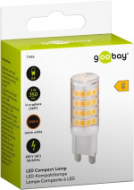 Goobay LED kompaktlampa, 3 W sockel G9, varmvit, ej dimbar