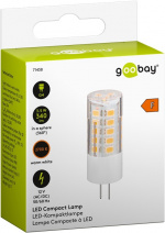 Goobay LED kompaktlampa, 3,5 W sockel G4, varmvit, ej dimbar Goobay LED kompaktlampa, 3,5 W sockel G4, varmvit, ej dimbar