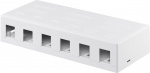 Goobay Keystone tom kåpa, 6-port med enkel snap-in-montering Goobay Keystone tom kåpa, 6-port med enkel snap-in-montering