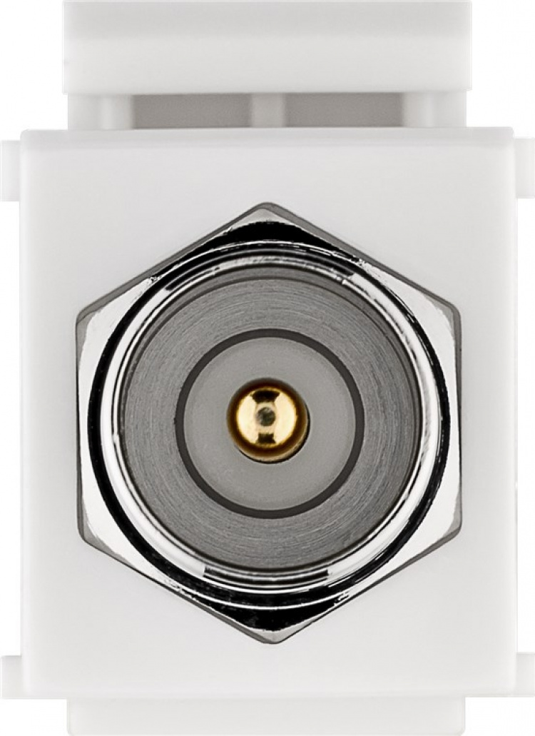Goobay Keystone-modul, SAT/antenn IEC / koaxialplugg > F uttag 90 ° Goobay Keystone-modul, SAT/antenn IEC / koaxialplugg > F uttag 90 °