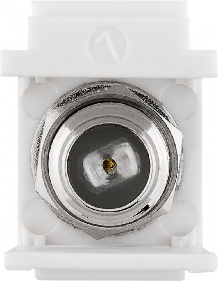 Goobay Keystone-modul, SAT/antenn IEC / koaxialplugg > F uttag 90 ° Goobay Keystone-modul, SAT/antenn IEC / koaxialplugg > F uttag 90 °