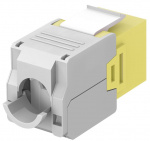 Goobay Keystone-modul RJ45 CAT 6A, UTP 16,5 mm bred, krokodiltyp, klämlist för verktygslös IDC-montering Goobay Keystone-modul RJ45 CAT 6A, UTP 16,5 mm bred, krokodiltyp, klämlist för verktygslös IDC-montering