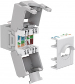 Goobay Keystone-modul RJ45 CAT 6A, UTP 16,5 mm bred, krokodiltyp, klämlist för verktygslös IDC-montering Goobay Keystone-modul RJ45 CAT 6A, UTP 16,5 mm bred, krokodiltyp, klämlist för verktygslös IDC-montering