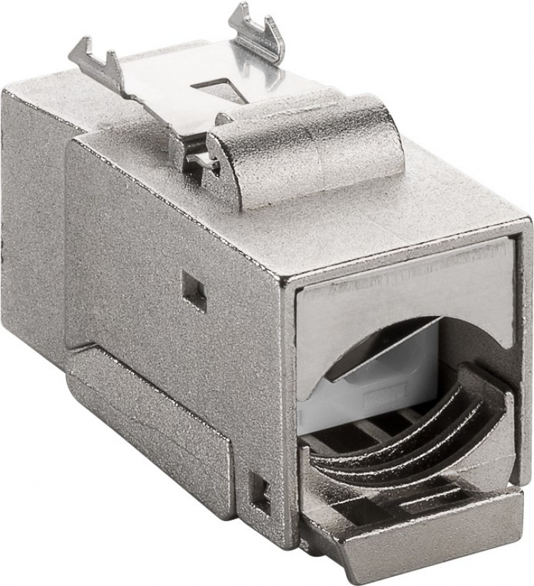 Goobay Keystone-modul RJ45 CAT 6, STP, 250 MHz 17,0 mm bred, krokodiltyp, för verktygslös IDC-montering, snap-in-system Goobay Keystone-modul RJ45 CAT 6, STP, 250 MHz 17,0 mm bred, krokodiltyp, för verktygslös IDC-montering, snap-in-system