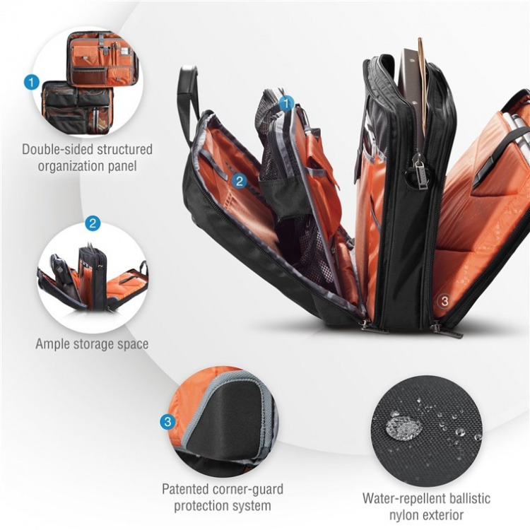 everki Versa (EKB427BK17) väska Premium laptop för maskiner upp till 17,3 tum