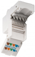 Goobay Keystone-modul RJ45 CAT 6, UTP, 250 MHz 16,2 mm bred, klämlist för IDC-montering (verktygsfri), snap-in-system Goobay Keystone-modul RJ45 CAT 6, UTP, 250 MHz 16,2 mm bred, klämlist för IDC-montering (verktygsfri), snap-in-system