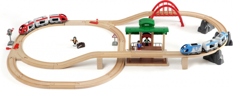BRIO Railway 33512 Passagerartågset med växlar