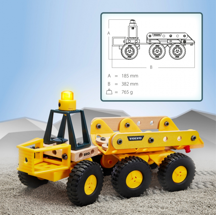 BRIO Builder 34599 - Volvo Dumper
