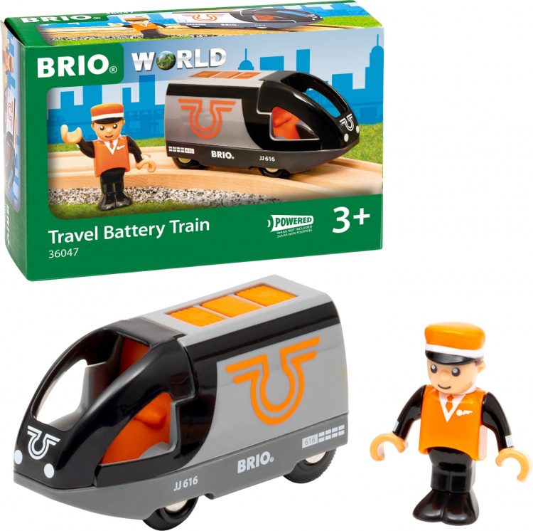 BRIO World 36047 - Batteridrivet passagerartåg