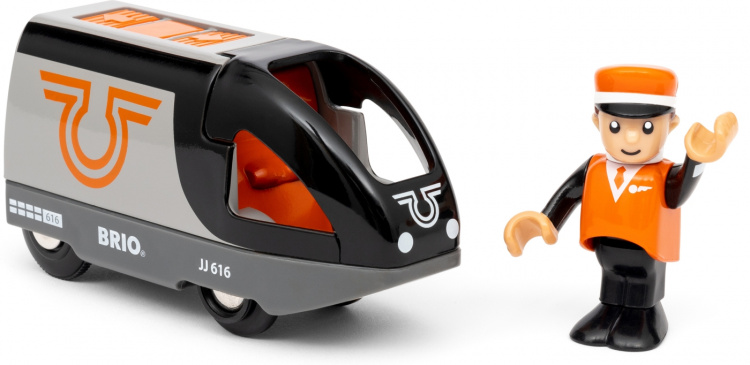 BRIO World 36047 - Batteridrivet passagerartåg