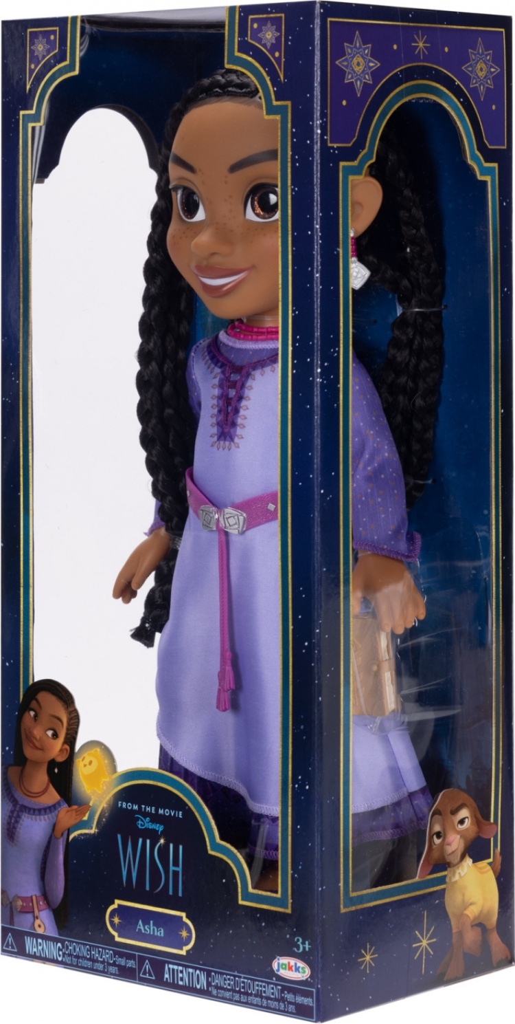 Disney WISH - Asha docka 38cm, Lila