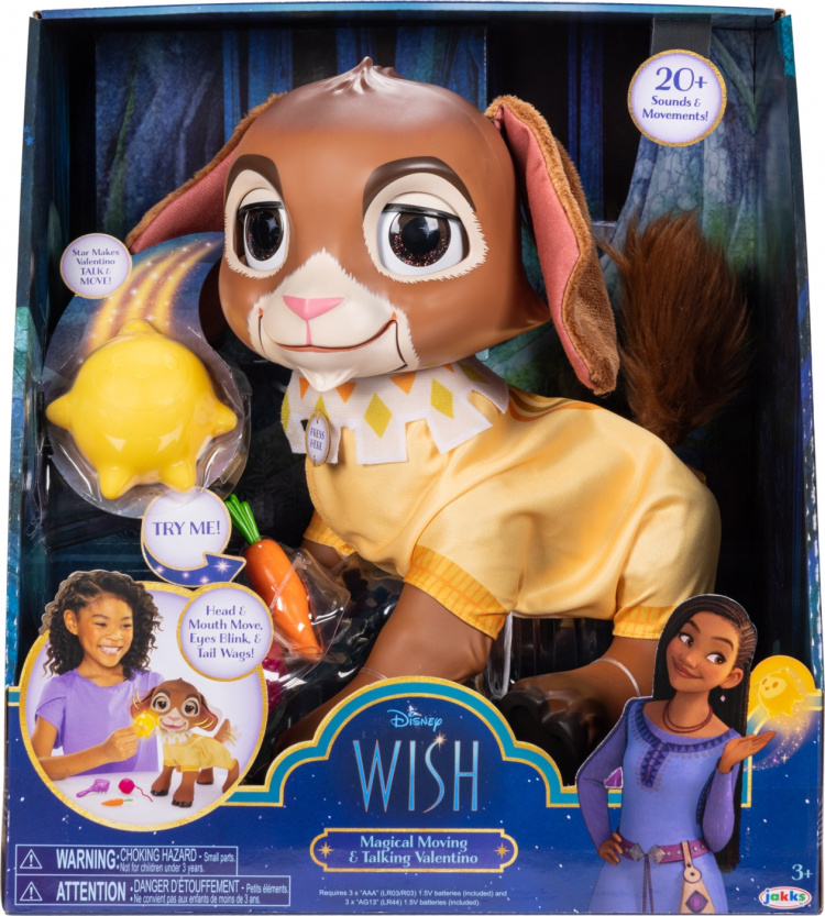 Disney WISH - Interaktivt husdjur Valentino & stjärna