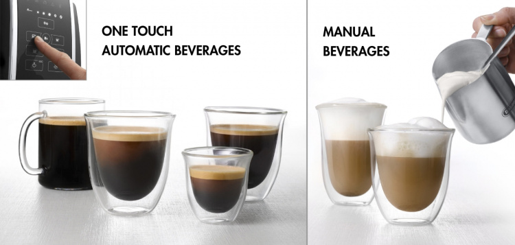 DeLonghi Dinamica ECAM350.15.B -kaffemaskin