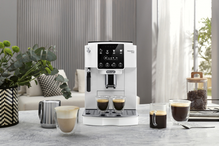 DeLonghi Magnifica Start ECAM220.20.W kaffemaskin, vit