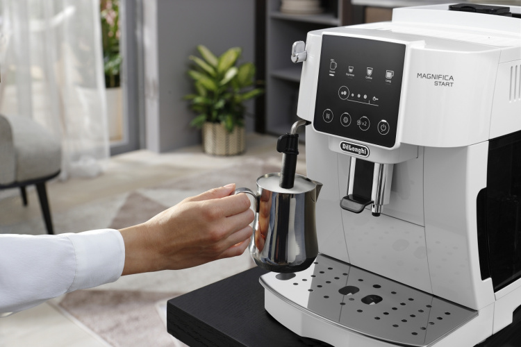 DeLonghi Magnifica Start ECAM220.20.W kaffemaskin, vit