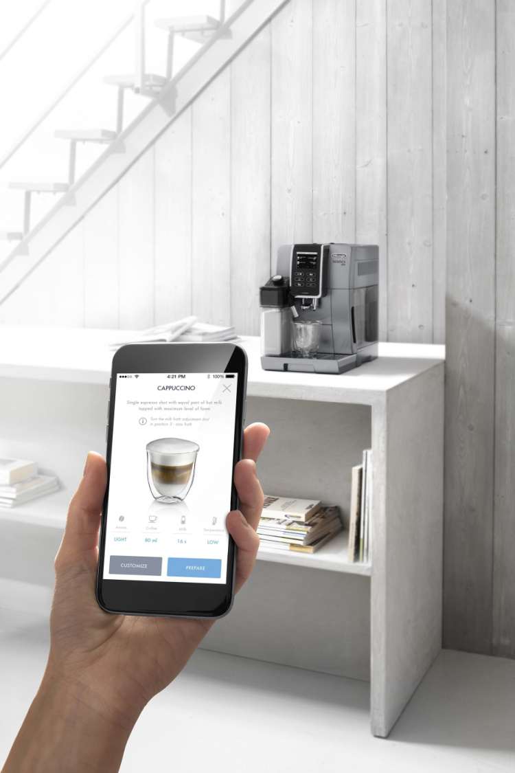 DeLonghi Dinamica Plus ECAM370.95.S -kaffemaskin