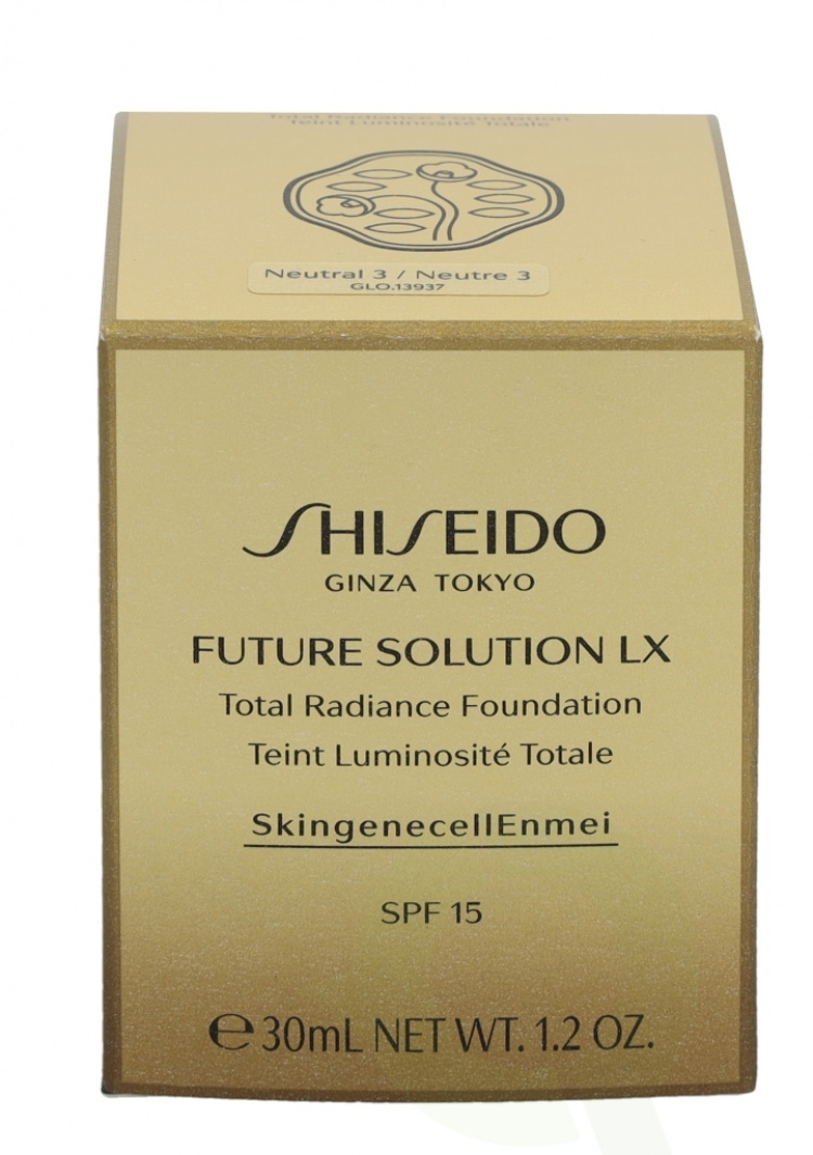 Shiseido Future Solution LX Total Radiance Foundation SPF15 30 ml Neutral 3