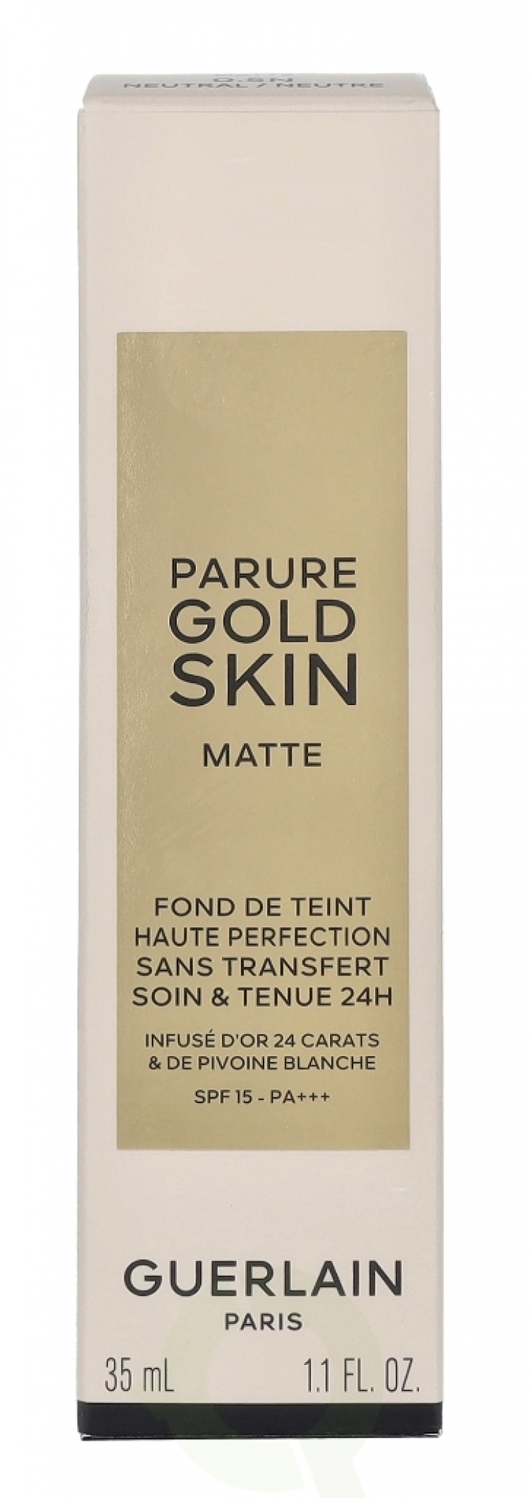 Guerlain Parure Gold Skin Matte Foundation 35 ml 0.5N